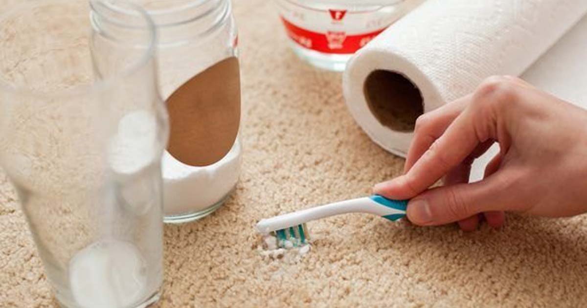 پاک کردن لکه قهوه از روی فرش با جوش شیرین
