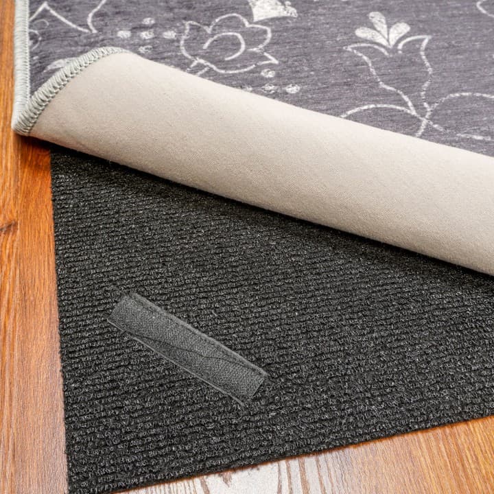 فرش شایلین-9 رنگ دودی سایز کناره 0.8 در 1.6 متر