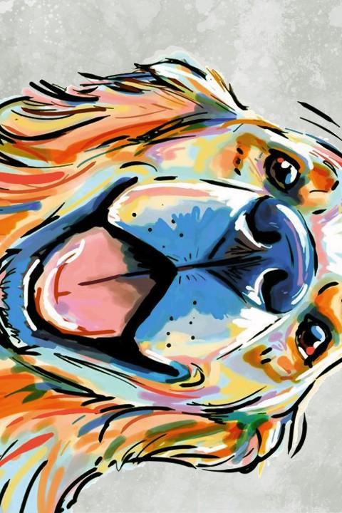 فرش سگ خندون