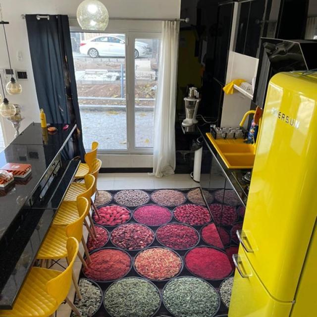 عکس فرش ادویه جات