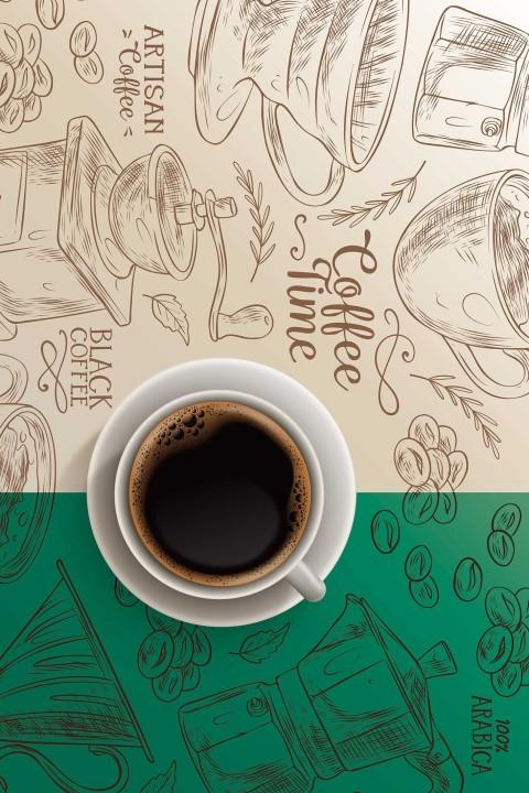 فرش قهوه دبش