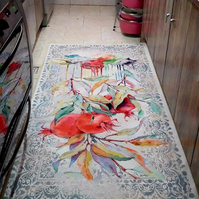 عکس فرش نارگل