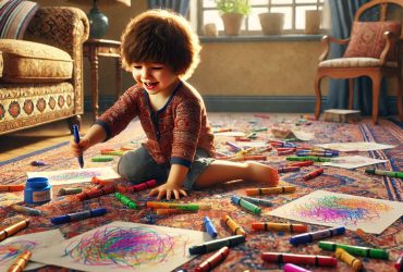 راهنمای کامل پاک کردن لکه ماژیک و مداد شمعی از روی فرش