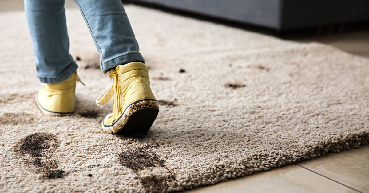 راهنمای کامل پاک کردن لکه کفش از روی فرش
