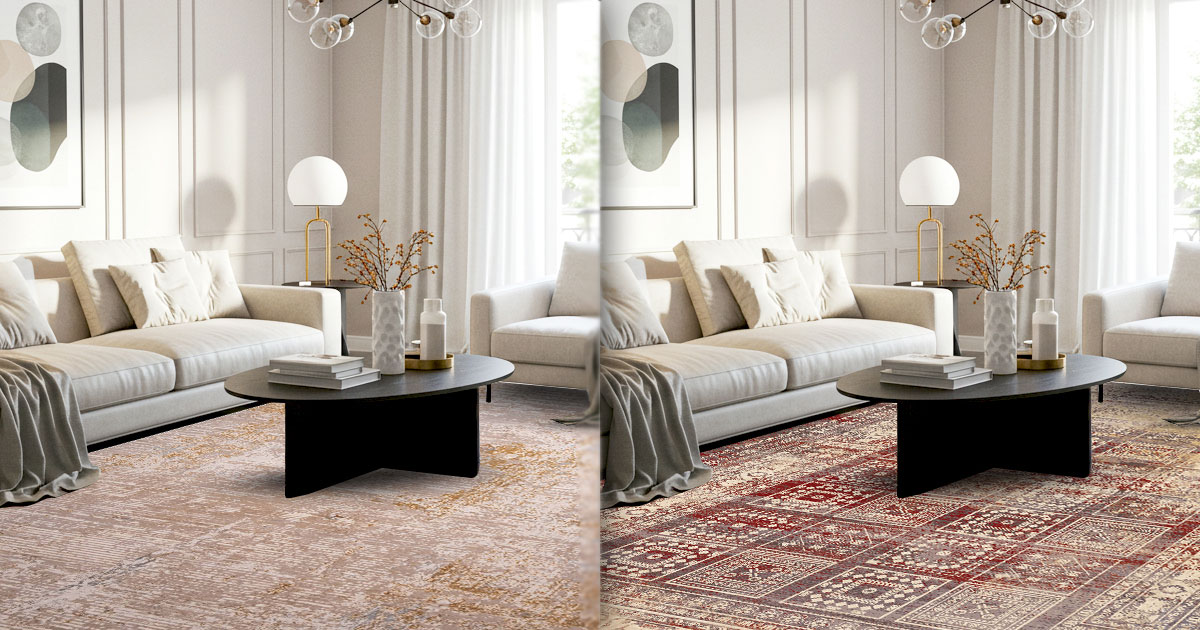 مقایسه کامل فرش وینتیج با فرش پتینه